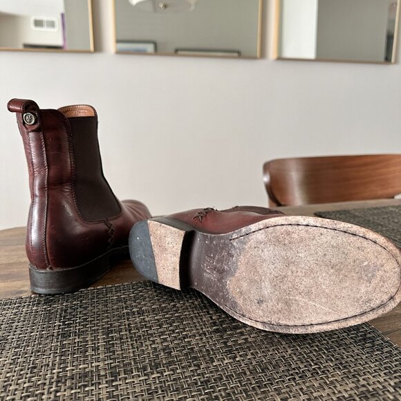 Frye Melissa Chelsea Boots in Redwood - Picture 2 of 5